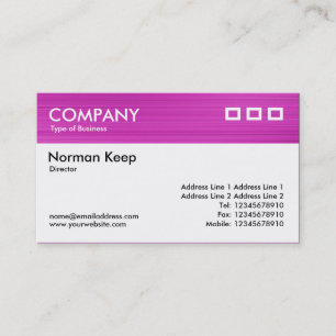 Tarjeta De Visita Cabecera texturada de color - Magenta cepillado