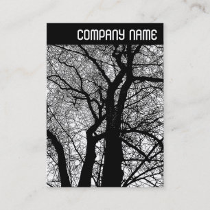 Tarjeta De Visita Cabecera V - Árboles de alto contraste