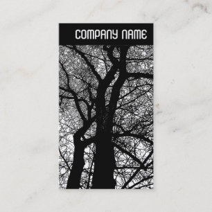 Tarjeta De Visita Cabecera V - Árboles de alto contraste