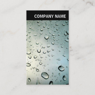 Tarjeta De Visita Cabecera V - Foto - Lluvia en mi ventana