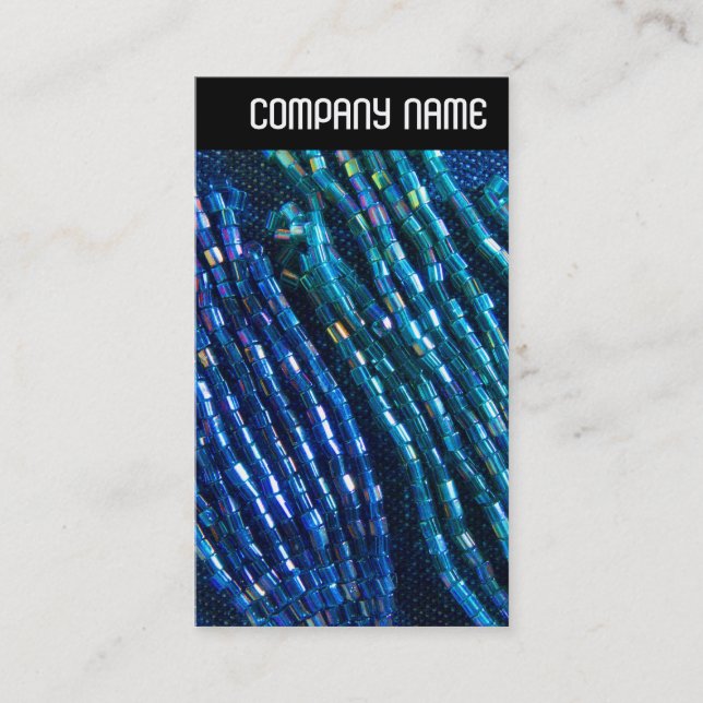 Tarjeta De Visita Cabecera V - Frenas de abalorios (Anverso)