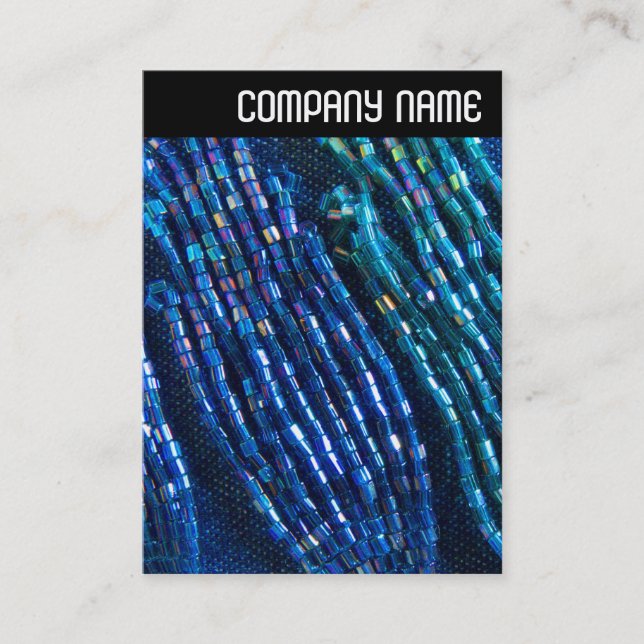 Tarjeta De Visita Cabecera V - Frenas de abalorios (Anverso)