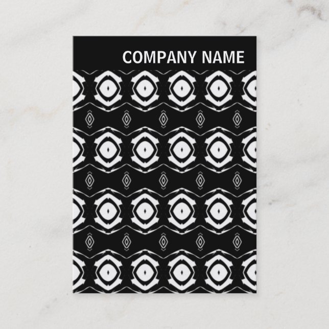 Tarjeta De Visita Cabecera V - Imagen - Resumen Geométrico (Anverso)