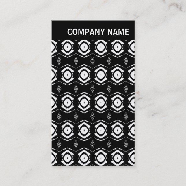 Tarjeta De Visita Cabecera V - Imagen - Resumen Geométrico (Anverso)