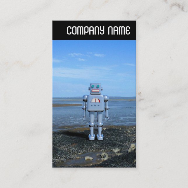 Tarjeta De Visita Cabecera V - Junto a la playa (Anverso)