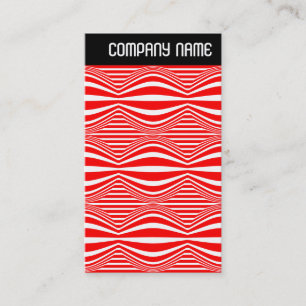 Tarjeta De Visita Cabecera V - Líneas de arte de Op y Esferas