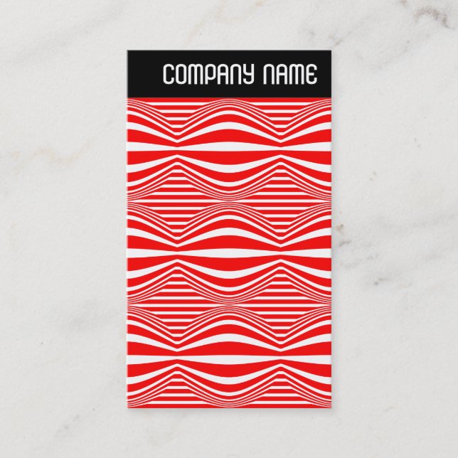 Tarjeta De Visita Cabecera V - Líneas de arte de Op y Esferas (Anverso)