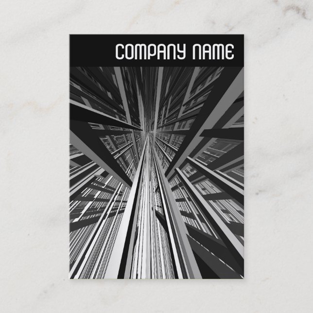 Tarjeta De Visita Cabecera V - Perspectiva extrema (Anverso)