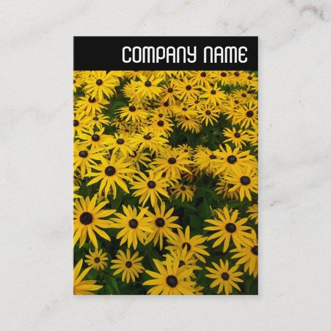 Tarjeta De Visita Cabecera V - Susans de ojos negros (Rudbeckia Hirt (Anverso)