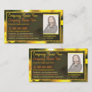 Tarjeta De Visita Cabello de la industria de la belleza, uñas, maqu