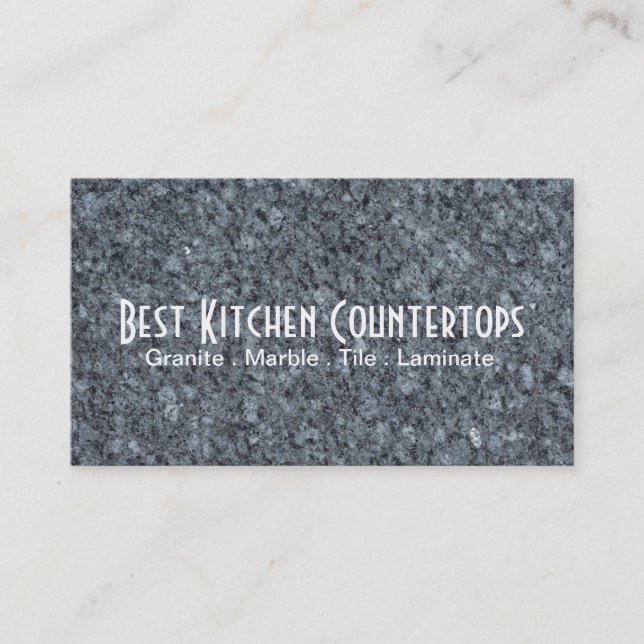 Tarjeta De Visita Cabinets Countops Tile Stone Granite Marble (Anverso)