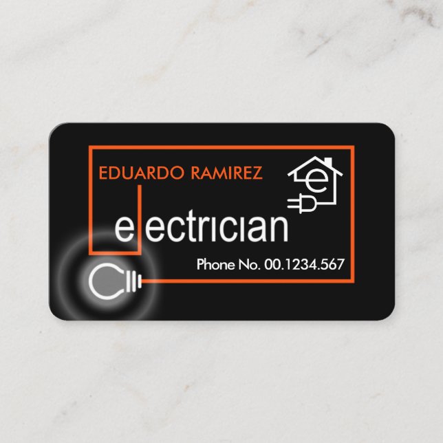 Tarjeta De Visita Cableado del circuito eléctrico (Anverso)