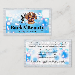 Tarjeta De Visita Cachorro feliz   Herramientas de crecimiento   Bok