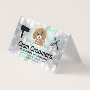 Tarjeta De Visita Cachorro   Herramientas de crecimiento del cabello