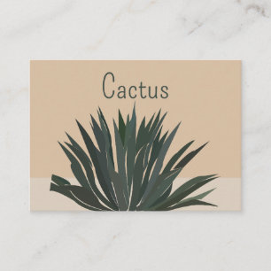 Tarjeta De Visita Cactus Cacti Suculenta