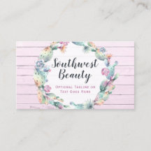 Cactus exitoso acuarela y bohemias de madera rústi