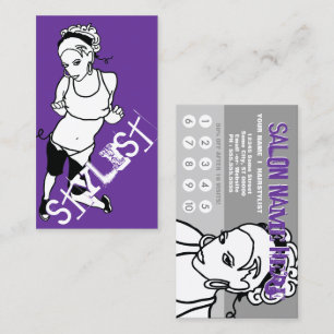 Tarjeta De Visita cadena a lo largo de stylist