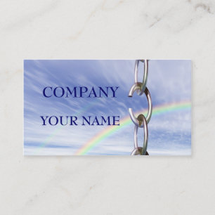 Tarjeta De Visita Cadena rota