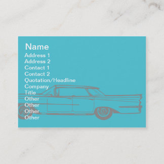 Tarjeta De Visita Cadillac - Chubby