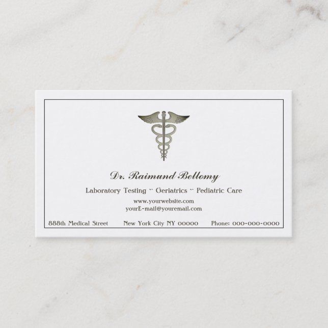 Tarjeta De Visita Caduceus (Anverso)