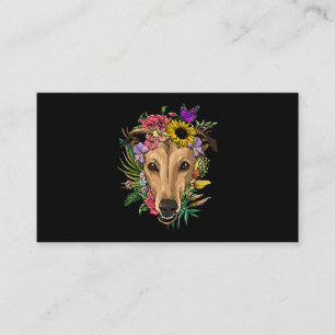 Tarjeta De Visita Cae el Poodle Cute del Otoño Hojas de Otoño