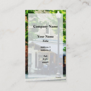 Tarjeta De Visita Café Albany NY