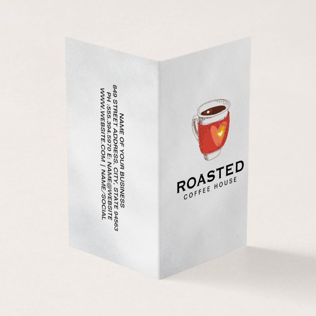Tarjeta De Visita Café | Barista (Exterior)
