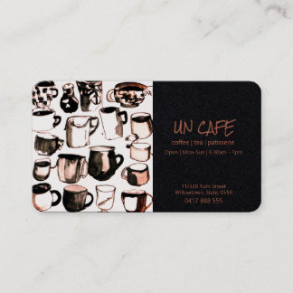 Tarjeta De Visita Cafe Business Card