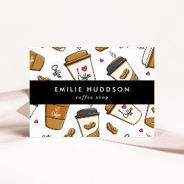 Tarjeta De Visita Café, Café, Frijoles, Barista, Cafetería