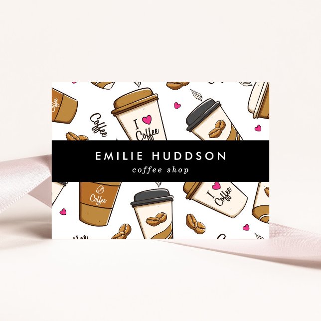 Tarjeta De Visita Café, Café, Frijoles, Barista, Cafetería (Subido por el creador)