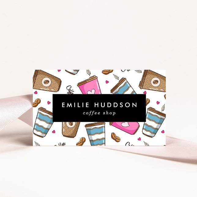 Tarjeta De Visita Café, Café, Frijoles, Barista, Cafetería (Subido por el creador)