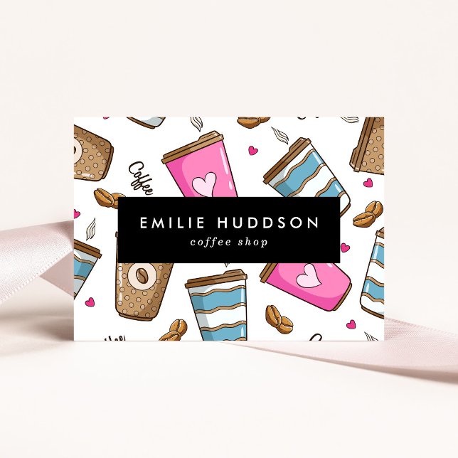 Tarjeta De Visita Café, Café, Frijoles, Barista, Cafetería (Subido por el creador)