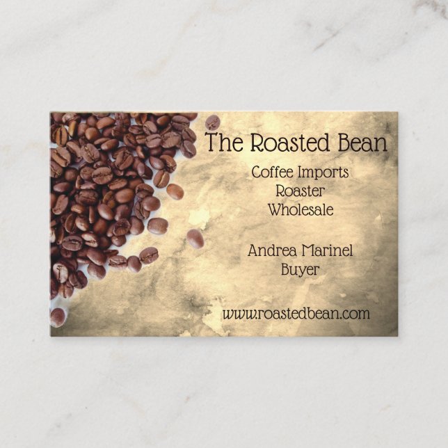 Tarjeta De Visita Café Company (Anverso)