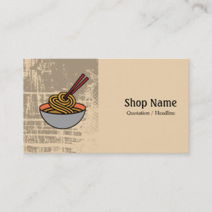 Tarjeta De Visita Café de fideos