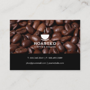 Tarjeta De Visita Café frijol