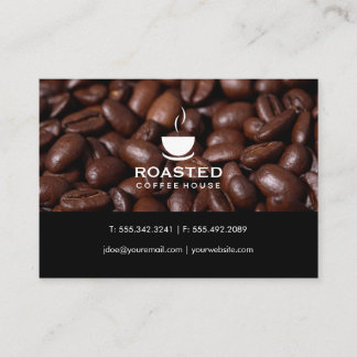 Tarjeta De Visita Café frijol
