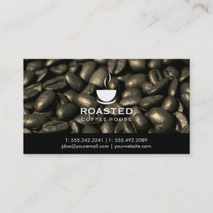Tarjeta De Visita Café frijol