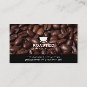 Tarjeta De Visita Café frijol
