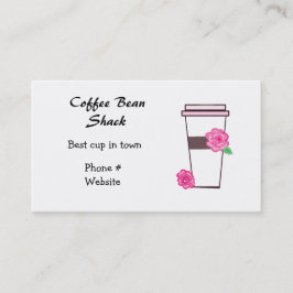 Tarjeta De Visita Café Para Llevar