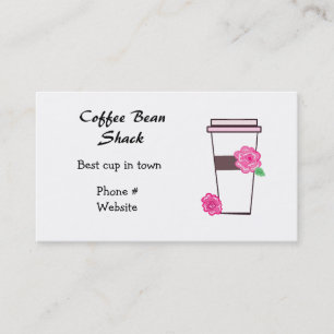 Tarjeta De Visita Café Para Llevar