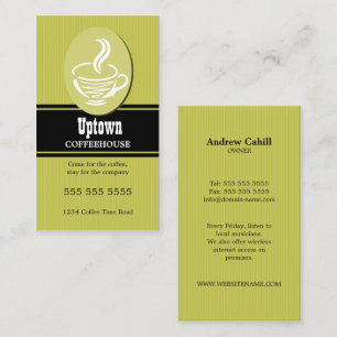 Tarjeta De Visita Café y Casa de Café