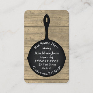 Tarjeta De Visita Cafetera Rustic Wood
