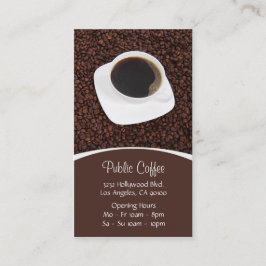 Tarjeta De Visita Cafetería