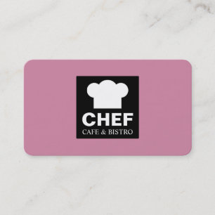 Tarjeta De Visita Cafetería cuadrada - Rosa de Cashmere