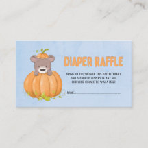 Caída Cute Otoño Calabaza De Oso De Otoño Raffle