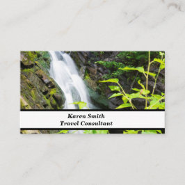 Tarjeta De Visita Caída de agua del cañón de la puerta del infierno