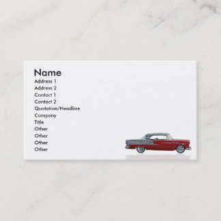 Tarjeta De Visita Caja de zapatos de 1955