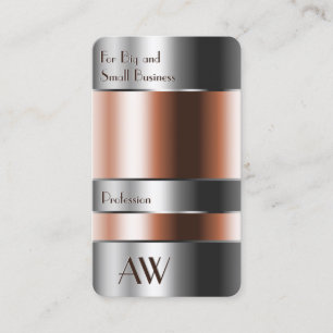 Tarjeta De Visita Caja moderna de aluminio con líquidos rojos e ini