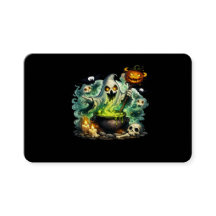 Calabaza de murciélago de Halloween Pegatina espel