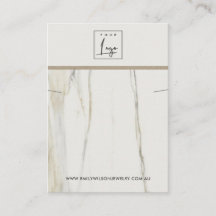 CALACATTA MARBLE TEXTURA NECKLACE BRACELET PANTALL